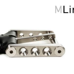 Titanium MLink Belt Buckle //  Minimalist Buckle Belt Organized CNC Metal ( Polished )