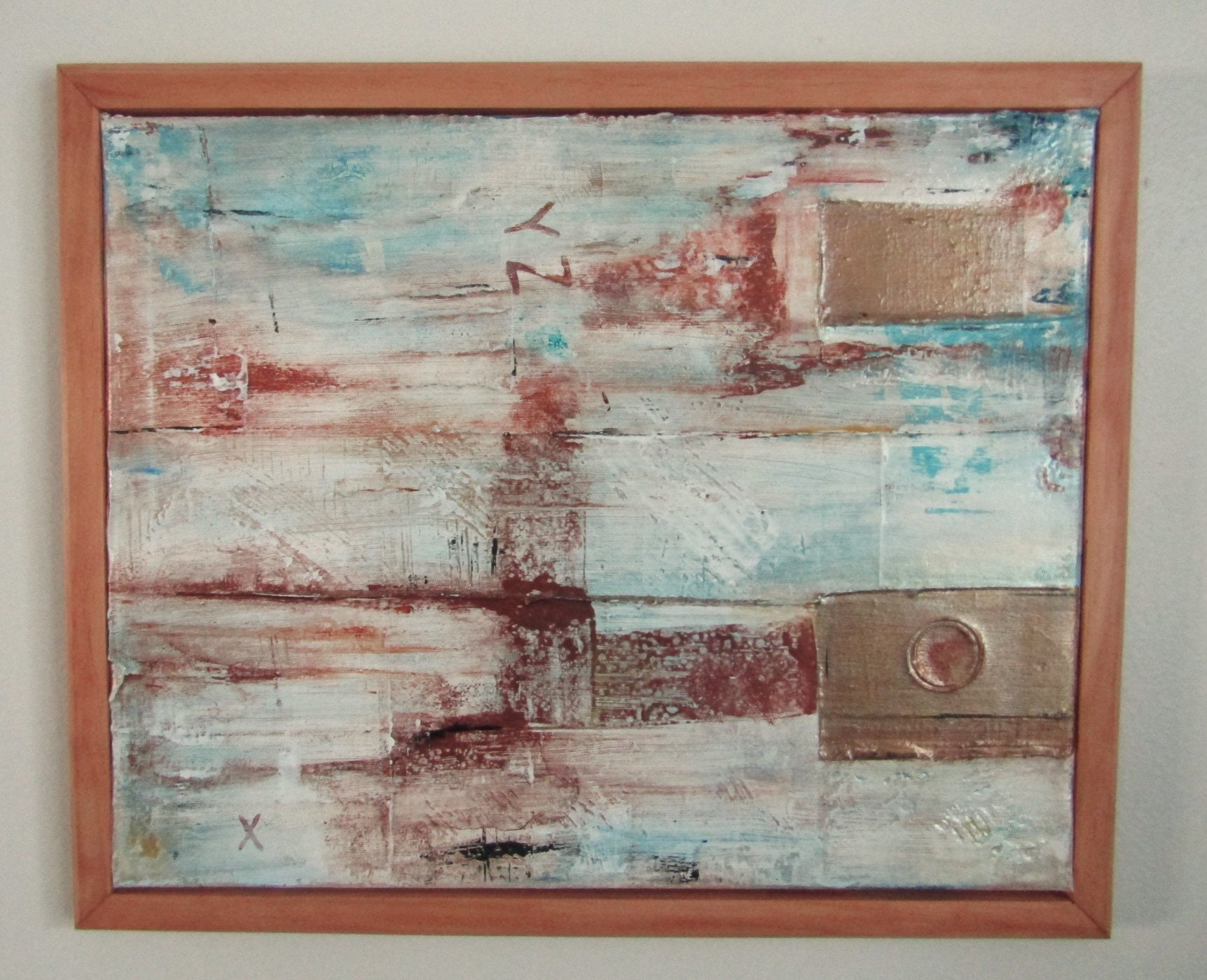 Framed Textured Abstract #13