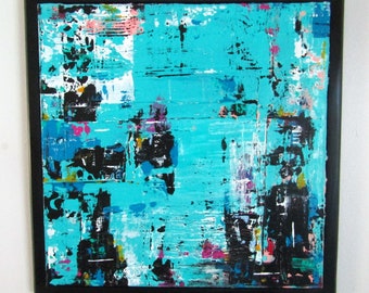 Framed Textured Abstract # 10
