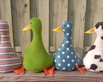 Cool Canard Doorstop / Bookend, choice,Fill at home doorstop, DIY gift, Funny doorstop, duck decor, House warming, unique gift, fun gift,