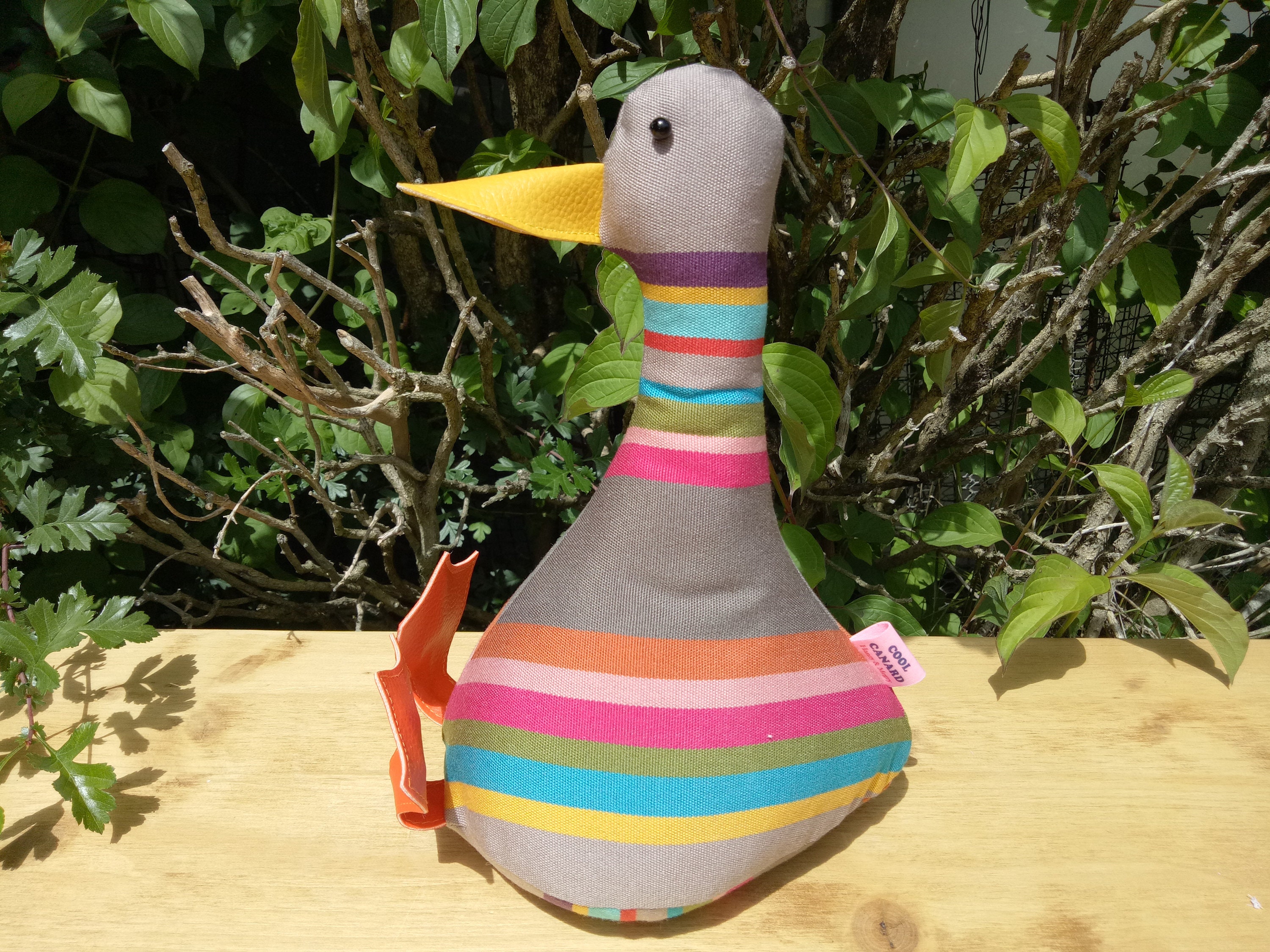 Cool Canard Doorstop/Bookend. Portes Multicolores Toit Plat Emballé Choix de Design Drôles Portestop