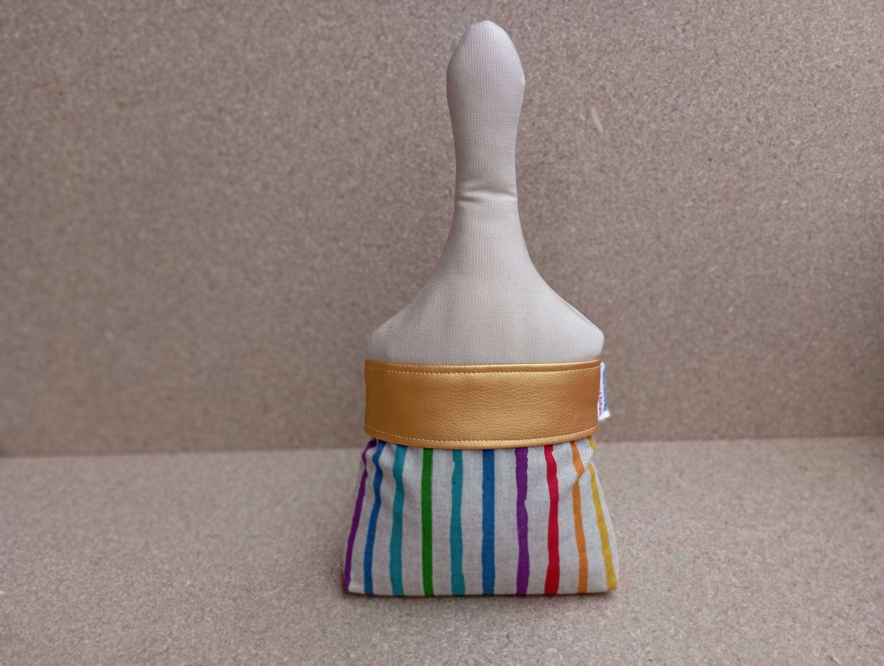 Big Brush Doorstop - Rainbow Stripe Pinceau en Tissu Bookend Décoration Intérieure Diy Accessoire Ma