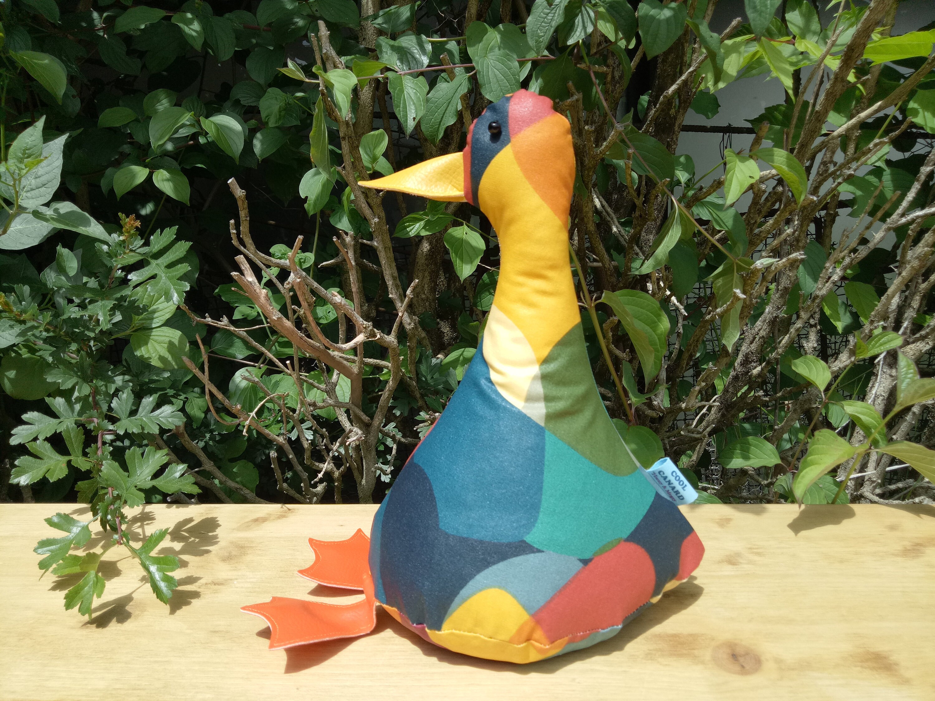Cool Canard Doorstop/Bookend. Toile Cirée Portes Arrêt Plat Emballé Choix de Design Drôles d'arrêts 