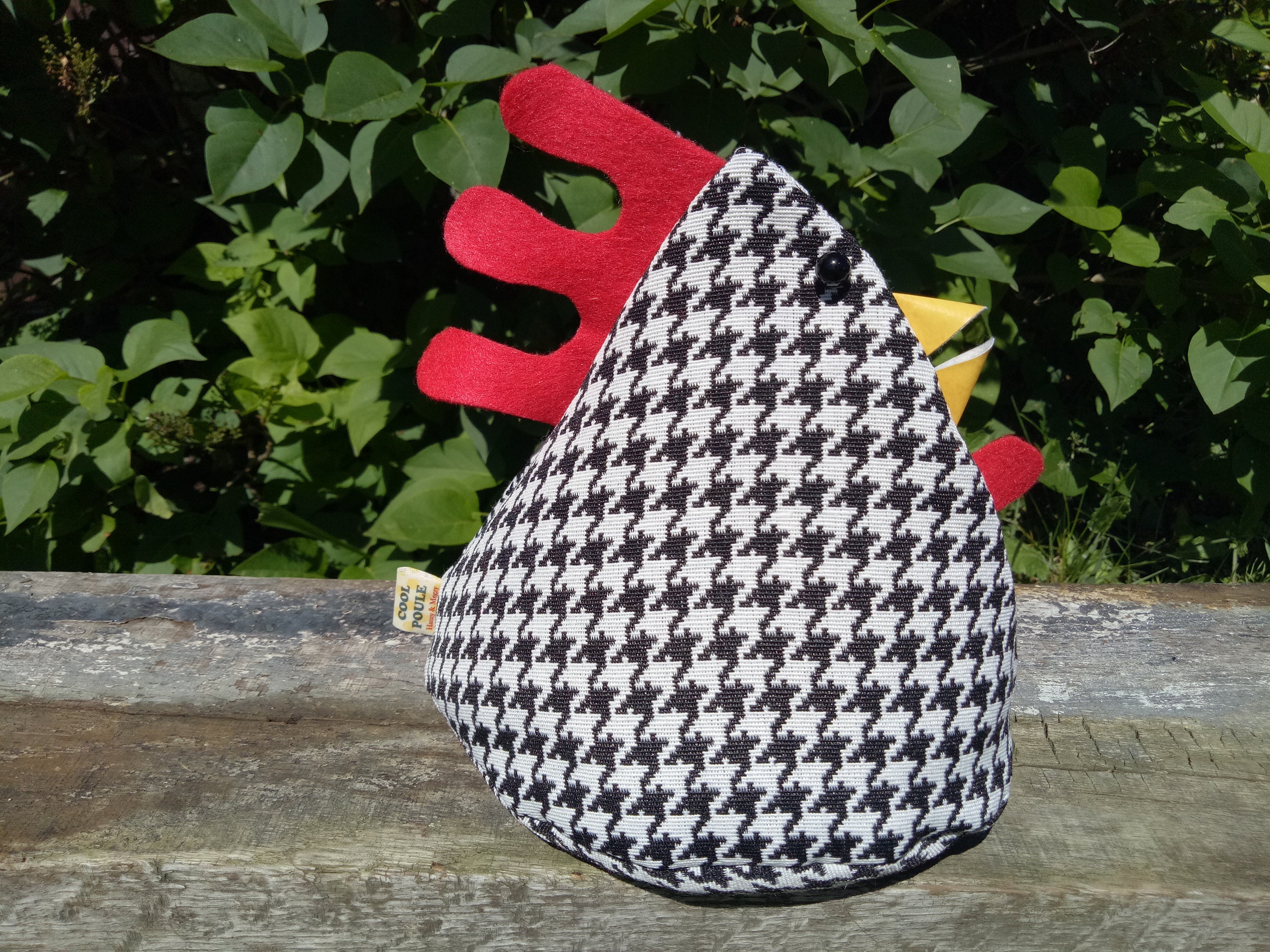 Cool Poule Doorstop/Bookend. Audrey