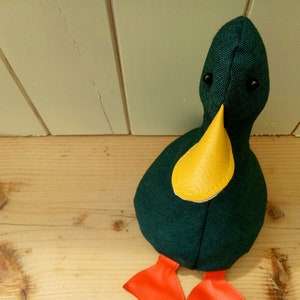 Cool Canard Doorstop / Bookend. Teal duck. flat packed Choice of design Funny doorstops duck decor House warming different gift image 5