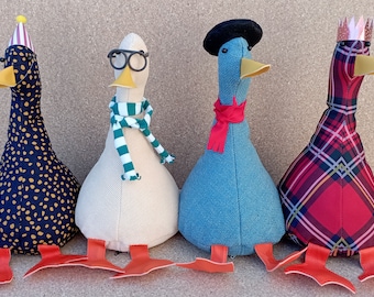 Coole Canard Deurstopper / Boekensteun. eend deurstopper. plat verpakt. huisdecoratie. Grappige deurstoppers. Deurstoppers voor dieren. uniek cadeau. opwarming van het huis