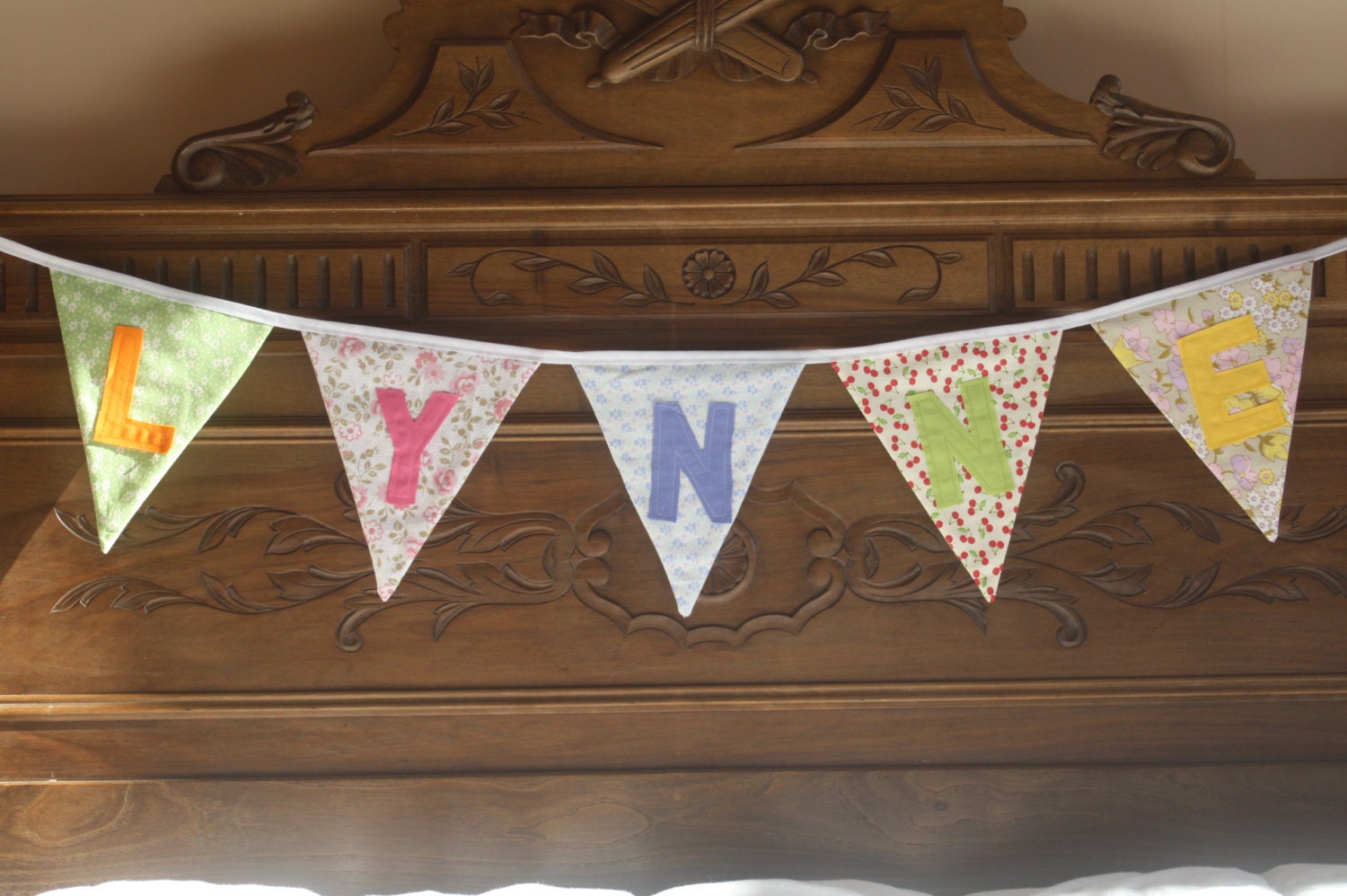 Personnalisé Nom Bunting - Fait sur Commande
