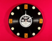 MAH JONGG Time clock. Wall hanger. 1927 Edison Diamond Disc You Went Away Too Far. 4 vintage Bakelite Winds White cinnabar markers Y-0200