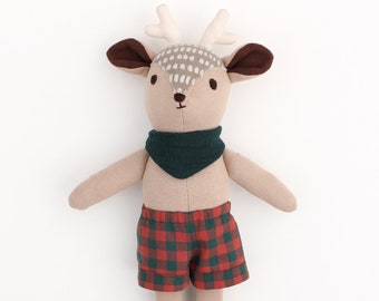 Organic Deer Doll | Fawn Stuffed Animal