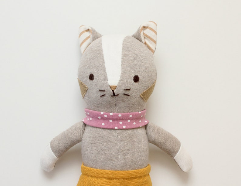 Organic Cat Doll / stuffed animal toy image 3