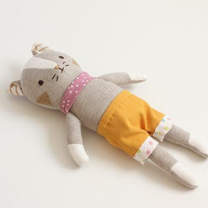 Organic Cat Doll / stuffed animal toy image 4