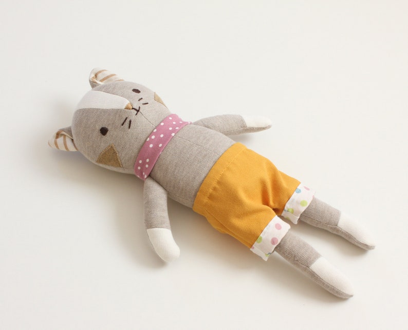 Organic Cat Doll / stuffed animal toy image 4