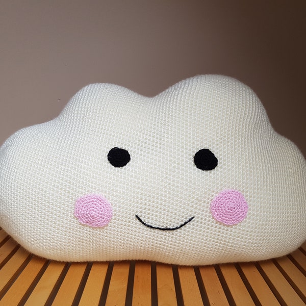 crochet pattern cloud, cloud pillow, nursery, crochet pillow cloud, decorate, baby