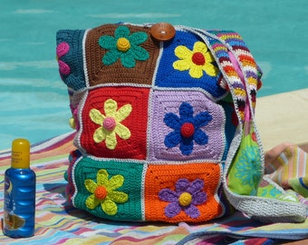 crochet patroon summer tote bag