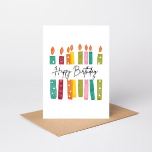 Carte d'anniversaire numérique • Téléchargement immédiat • Pour tout âge et style • Facile à personnaliser et envoyer