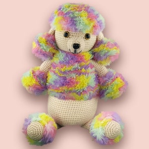 Peluche caniche patrón crochet