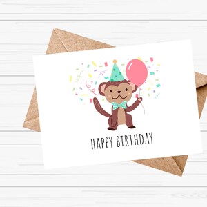 Carte d'anniversaire numérique • Téléchargement immédiat • Pour tout âge et style • Facile à personnaliser et envoyer