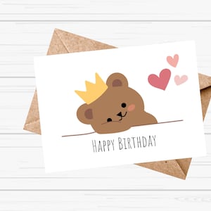 Carte d'anniversaire numérique • Téléchargement immédiat • Pour tout âge et style • Facile à personnaliser et envoyer