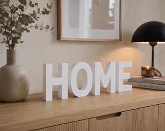 3D Printed Decorative Letters | Standing Letters | Personalized Word | Modern Home Decor | 10 cm Tall