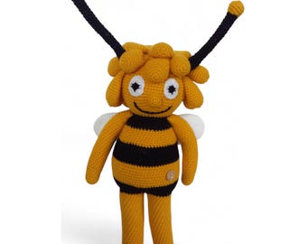crochet pattern bee, crochet bee, Maya the bee, crochet amigurumi