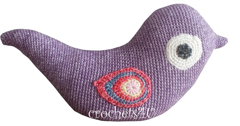 crochet pattern bird crochet in 1 piece image 3