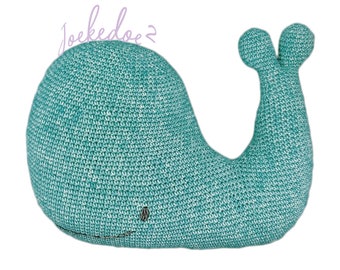 crochet pattern whale in 1 piece