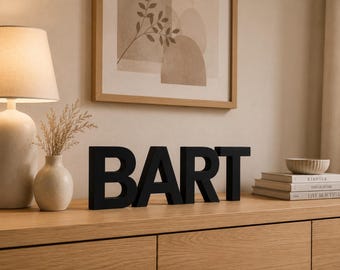 3D Printed Decorative Letters | Standing Letters | Personalized Word | Modern Home Decor | 10 cm Tall