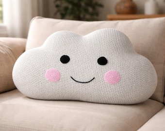 Cloud Cushion Pattern - Unique Crochet Cloud Pillow for Baby Room, DIY Cloud Cushion, Perfect Baby Gift