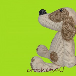 crochet pattern crocheted dog / crochet dog image 2