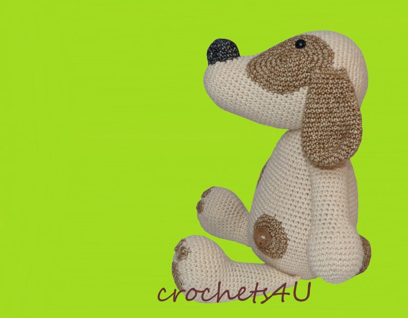 crochet pattern crocheted dog / crochet dog image 2