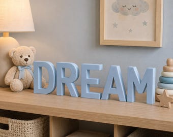 3D Printed Decorative Letters | Standing Letters | Personalized Word | Modern Home Decor | 10 cm Tall