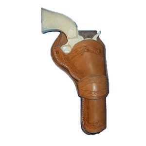 22 Single Action Revolver with 4 5/8&quot; Barrel Printable Holster Pattern