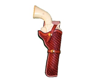 Ruger Single Six with Barrels Measuring 5.5&quot; Printable Snap Holster Pattern