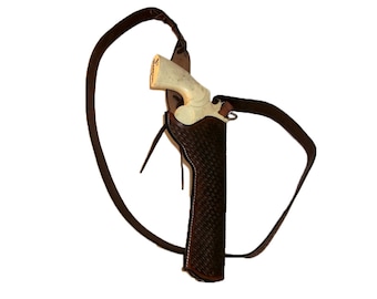 Magnum Revolvers with 8&quot; Barrels Printable Bandolero and Holster Pattern