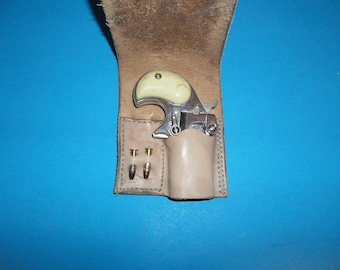 Small Derringer with 2 3/8&quot; Barrel 2 Printable Holster Patterns - Cross Draw and Wallet Holster