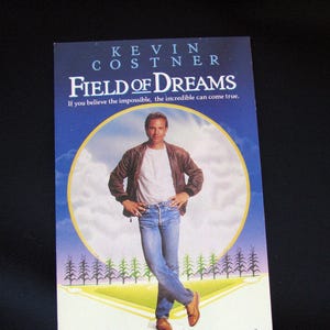 FIELD OF DREAMS 1989 Repurposed Original Vhs Sleeve To Unique Journal, Choose Lined Or Unlined Paper, Notebook Great Gift Idea image 1