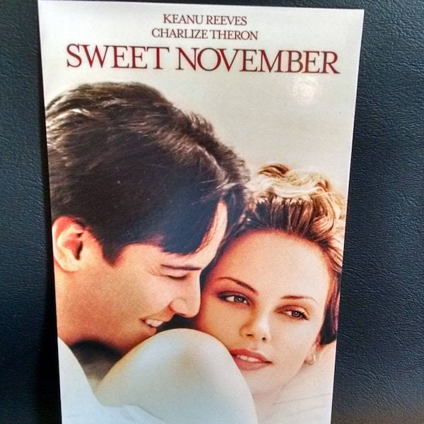 SWEET NOVEMBER (2001) Journal Repurposed From VHS Sleeve - Lined Or Unlined Paper - Unique Gift Idea