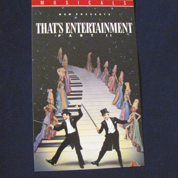THAT'S ENTERTAINMENT Part II (1976) Journal Repurposed From Vhs Sleeve - Lined Or Unlined Paper - Unique Gift Idea