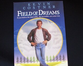 FIELD OF DREAMS (1989) Repurposed Original Vhs Sleeve To Unique Journal, Choose Lined Or Unlined Paper, Notebook - Great Gift Idea