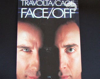 FACE OFF (1997) - Repurposed VHS Sleeve To Unique Notebook, Choose Lined Or Unlined Paper, Sketch Book, Great Gift Idea