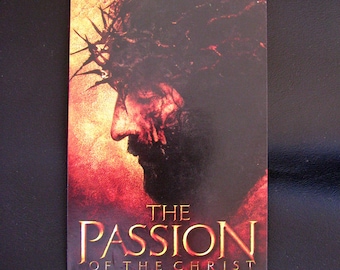 The PASSION Of The CHRIST (2004) Repurposed VHS Sleeve To Unique Notebook, Choose Lined Or Unlined Paper, Great Gift Idea