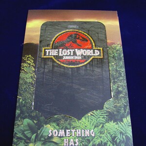 THE LOST WORLD Jurassic Park (1997) Repurposed Original Vhs Sleeve To Unique Journal, Lined Or Unlined Paper, Sketch Book, Great Gift Idea