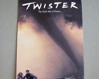 TWISTER (1996) Capa VHS original reaproveitada para diário exclusivo, papel forrado ou sem forro, livro de esboço, planejador, ótima ideia para presente