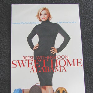 SWEET HOME ALABAMA (2002) Repurposed Original Vhs Sleeve To Unique Journal, Lined Or Unlined Paper, Great Gift Idea