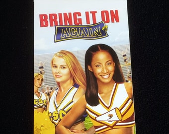 BRING It On AGAIN (2000) - Repurposed Original VHS Sleeve To Unique Journal, Choose Lined Or Unlined Paper, Sketch Book, Great Gift Idea