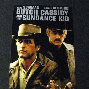 BUTCH CASSIDY & The Sundance Kid (1969) - Repurposed Original Vhs Sleeve To Unique Journal, Lined Or Unlined Paper - Great Gift Idea