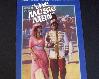 The MUSIC MAN (1962) Repurposed Original VHS Sleeve To Unique Journal, Lined Or Unlined Paper, Sketch Book Planner, Great Gift Idea!