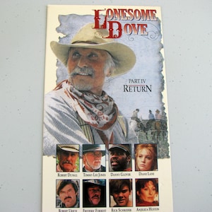 LONESOME DOVE (1989) Wiederverwendete Original VHS-Hülle für einzigartiges Journal, wählen Sie gefüttertes oder unliniertes Papier, Notizbuch - tolle Geschenkidee