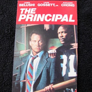 The PRINCIPAL (1987) Custodia VHS originale riproposta in diario unico, carta a righe o non foderata, quaderno di schizzi, pianificatore, ottima idea regalo