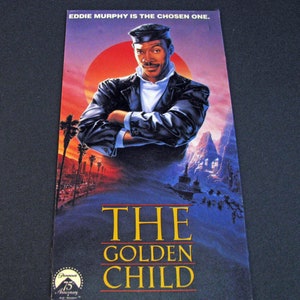 The GOLDEN CHILD (1986) - Funda VHS reutilizada para un cuaderno único, elija papel rayado o sin rayar, cuaderno de bocetos, ¡gran idea para un regalo!
